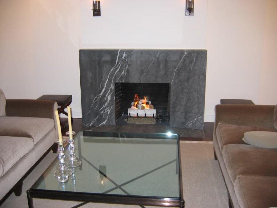 Fireplace surrounds tile installation